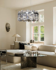 Modern LED Marble Round Chandelier 24