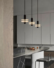 Alabaster Modern Marble Ring Pendant Light