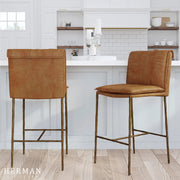 Eugina Leather Stool