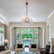Rocaille Iron & Crystal Chandelier