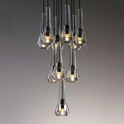 Maxine Modern Crystal Circular Pendant Lights