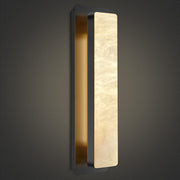 Melange Alabaster Rectangle Wall Sconces 20