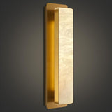 Melange Alabaster Rectangle Wall Sconces 20