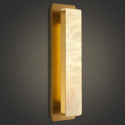 Melange Alabaster Rectangle Wall Sconces 20