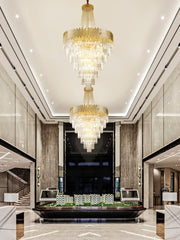 Enoch Multi Tier Crystal Chandelier