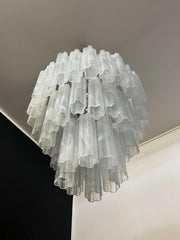 Murano Chandelier – 48 tubes – Alabaster White