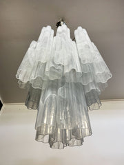 Murano Chandelier – 30 tubes – White Glass Tubes