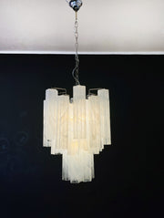 Murano Chandelier – 30 tubes – White Glass Tubes