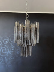 Murano Chandelier – 30 tubes – Smoky Glass Tubes