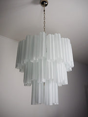 Murano Chandelier – 48 tubes – matte white