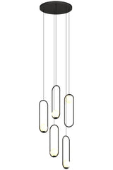 Luminous Modern LED Opal Glass Chandelier