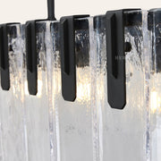 Nadia Glass Linear Chandelier 42