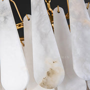 Alabaster Feathery Chandelier 21.7