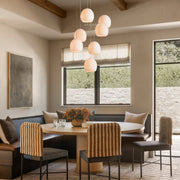 Arica Alabaster Round Chandelier