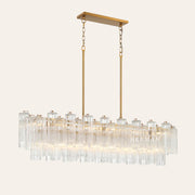 Addis Murano Glass Linear Chandelier 51