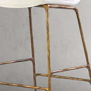 Hand-Forged Metal Modern Bar Chair