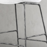 Hand-Forged Metal Modern Bar Chair