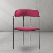 Hand-Forged Metal Vintage Armrest Bar Chair