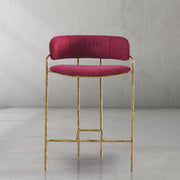 Hand-Forged Metal Vintage Armrest Bar Chair