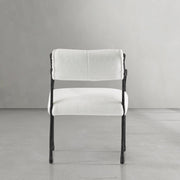Hand-Forged Metal Retro Copper Iron Frame Dining Chair