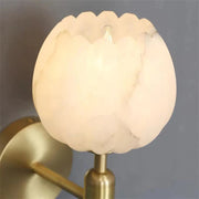 Alabaster Globe Wall Sconce For Bedroom