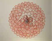 Murano Chandelier – 78 tubes – Pink