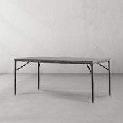 Hand-Forged Metal Medieval Style Dining Table