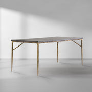 Hand-Forged Metal Medieval Style Dining Table
