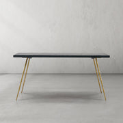 Hand-Forged Metal Vintage Style Metal Frame Dining Table