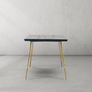Hand-Forged Metal Vintage Style Metal Frame Dining Table