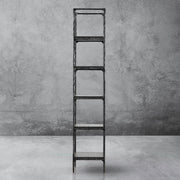 Hand-Forged Metal Wooden Shelving
