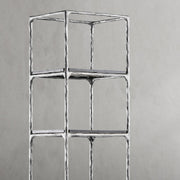 Hand-Forged Metal Wooden Shelving