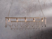 Aubrey Crystal Ball Rectangular Chandelier 47'' 60''