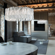 Accordéon Suspension Silver Pendant Light