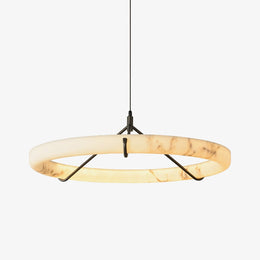 Alabaster Ring Pendant Lamp