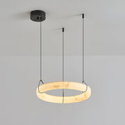 Alabaster Ring Pendant Lamp