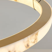 Alabaster Ring Pendant Lamp