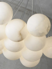 Alabaster Lunar Cluster Chandelier