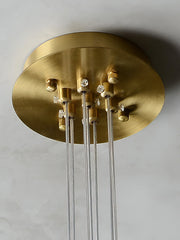 Alabaster Lunar Cluster Chandelier