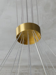 Alabaster Lunar Cluster Chandelier
