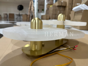 Median Alabaster Flush mount - 2 Surface