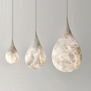 Alabaster Teardrop Single Pendant