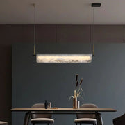 Alabaster Dining Linear Chandelier 39