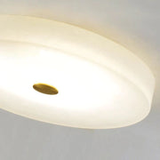 Alabaster Round Led Chandelier 11.8