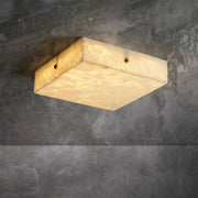 Alabaster Square Flushmount  15.8