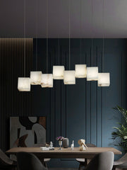 Alabaster Box Pendant Light