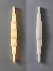 Alba Cascade Alabaster Wall Sconce