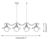 Evander Gingko Chandelier
