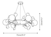 Evander Gingko Chandelier