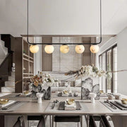 Alabaster Global Linear Chandelier  40